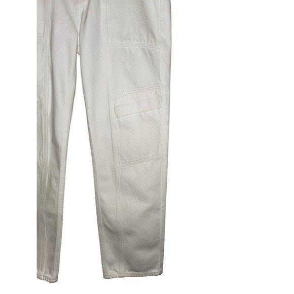 AGOLDE Women’s Cooper Cargo ORG Cotton Utility Jeans in Milkshake Size 29 EUC! - Picture 4 of 8